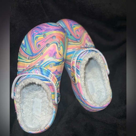 Crocs Adult Unisex Baya Lined Printed Clog Multicolor Size M-4 W-6 - Picture 9 of 14